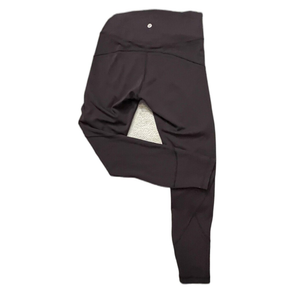 Lululemon In Movement 25" Leggings 6 Black Ankle High Rise Stretch Yoga Pants